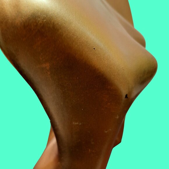 Vintage 80s Lindsey B Balkweill Memphis Style Ceramic Kissing Man Woman Statue - Picture 7 of 9